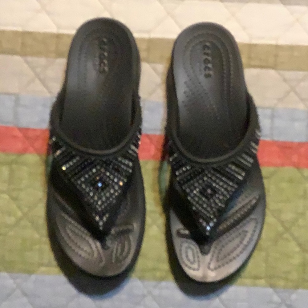 Crocs platform sandal